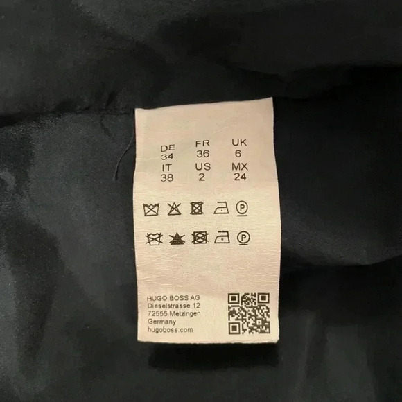 NWOT HUGO BOSS Dalesana Sheath Dress In Dark Green. Size 2 - Picture 4 of 6